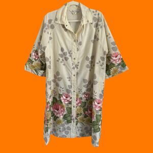 70's vintage prairie floral cottagecore house coat dress Size 20 Models Coat NWT